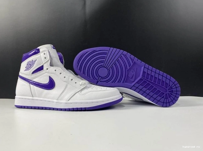 1 JORDAN HIGH PURPLE AIR COURT CD0461-151 RETRO 0604